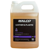 Malco Leather and Plastic Cleaner performs a deep-clean on textured surfaces for thorough dirt removal.