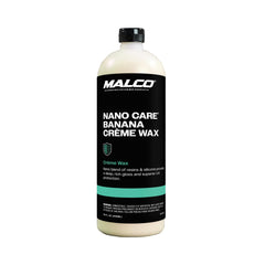 Malco Nano Care Banana Creme Wax bottle protecting autos and boats