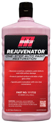 Malco Paint Rejuvenator bottle close-up with applicator pad for easy gloss restoration.