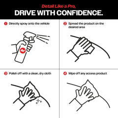 Malco Showroom Shine delivers a showroom-gloss finish on the vehicle's exterior
