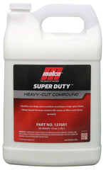 Malco Super Duty Heavy Cut Compound 1-gallon bottle for heavy scratch removal.