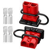 Malictele Anderson connector red quick-connect two-pack for reliable high-current winch wiring applications.