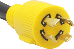 Malxs 30A RV adapter connects generator to RV power safely.
