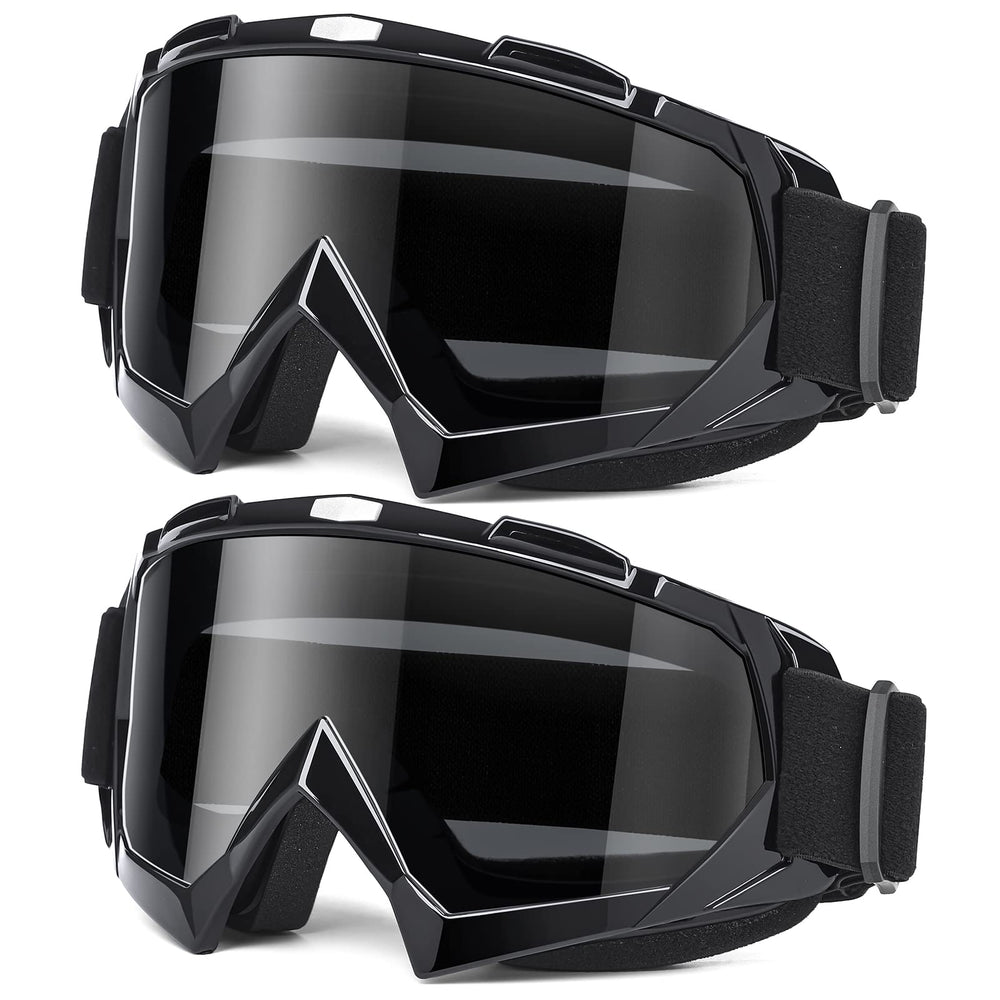 MAMBAOUT dirt bike goggles with wide vision for clear off-road riding