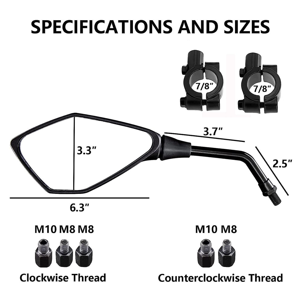 Mamiko adapter 10mm-to-8mm mount enables cross-brand compatibility.