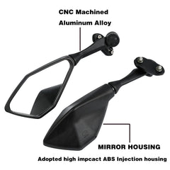 Mamiko rear view mirror left for CBR1000RR maintains stability at high speeds
