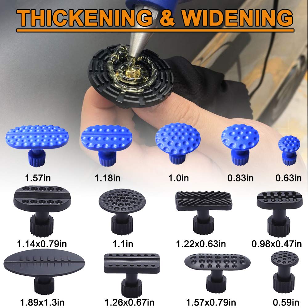 Manelord rubber pads prevent paint damage during dent removal
