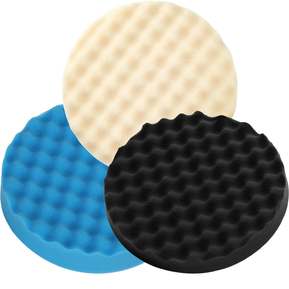 Mangoct upgraded 8-inch polishing pad front view for even polishing and heat control.