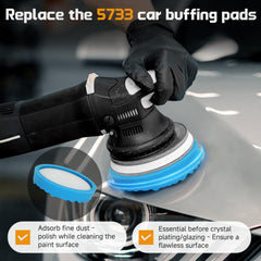 Mangoct upgraded 8-inch polishing pad heat dissipation close-up for safe use.
