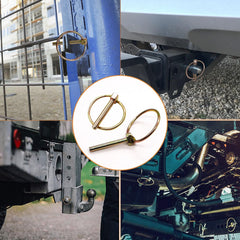 Mankk mixed size hitch pin kit fits various hitch devices
