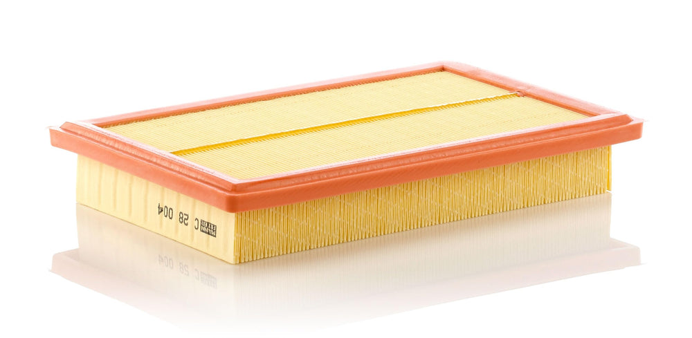 MANN-FILTER C 28 004 air filter for Mercedes C350e shields engine from debris while maintaining airflow.