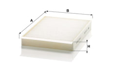 MANN-FILTER CU 25 002 cabin air filter replacement supports fresher car interior.