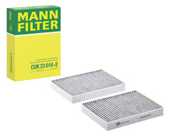 MANN-FILTER CUK 23 014-2 cabin air filter with activated carbon improves interior air quality