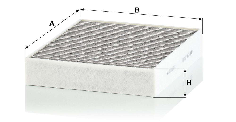 Easy-install graphic showing quick replacement to maintain clean cabin air.