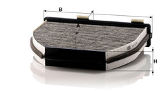MANN-FILTER CUK 29 005 OE quality label highlights reliability for Mercedes-Benz models.