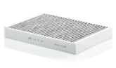 MANN-FILTER CUK 34 003 cabin filter with activated carbon for cleaner air.