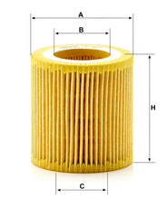 MANN-FILTER HU 8011 Z media layer maintains stability under extreme engine conditions.