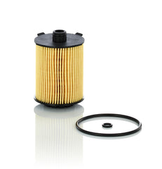 MANN-FILTER HU 8014Z cartridge image highlights end caps and sealing features.