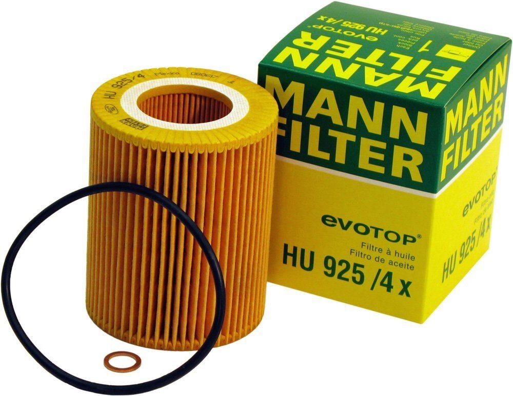 Mann-Filter HU 925/4 X metal-free oil filter pack of 2 for engine protection