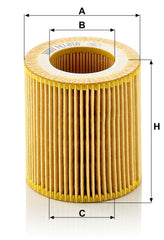 Filter media component of HU 816 Z KIT maintains filtration efficiency for BMW 228i