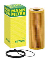 Mann HU 7029z oil filter packaging front view aids quick identification.