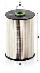 MANN-FILTER PU 936/1 X media detail emphasizing dust and water separation efficiency.