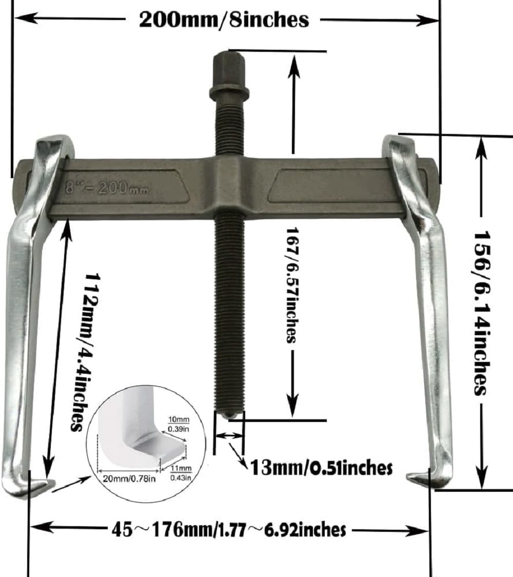 MANNIFEN 2 Jaw Puller inner jaws for internal bearing pull