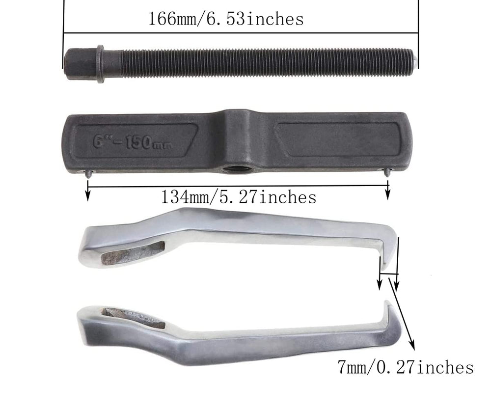 MANNIFEN CR-V puller bracket and claw detail highlights forged steel strength.
