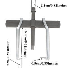 MANNIFEN puller highlights safety hex spindle for reduced slippage.