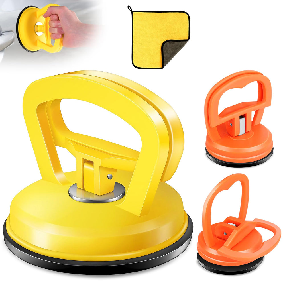 Manoai dent pull large cup 4-6 inch demonstrates strong suction for deep dents.
