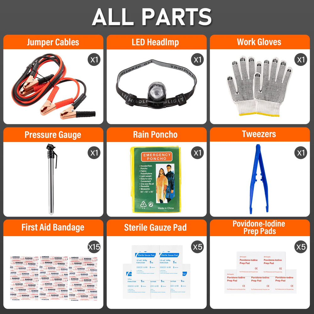 MANWALD roadside safety bag with gloves for secure grip during repairs