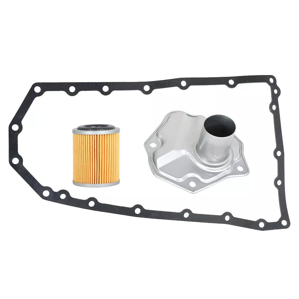 Manymiba transmission filter with gasket kit for Nissan and Infiniti compatibility, ready for replacement.