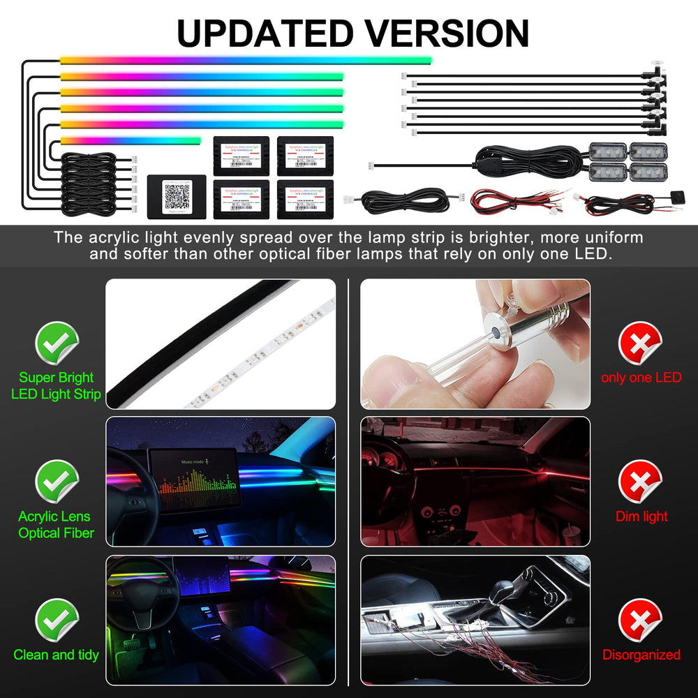 MAODANER Dreamcolor acrylic lens delivers clear, vivid color across panels.
