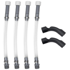 Mapleza four-pcs hoses bundle for versatile refueling at home or track