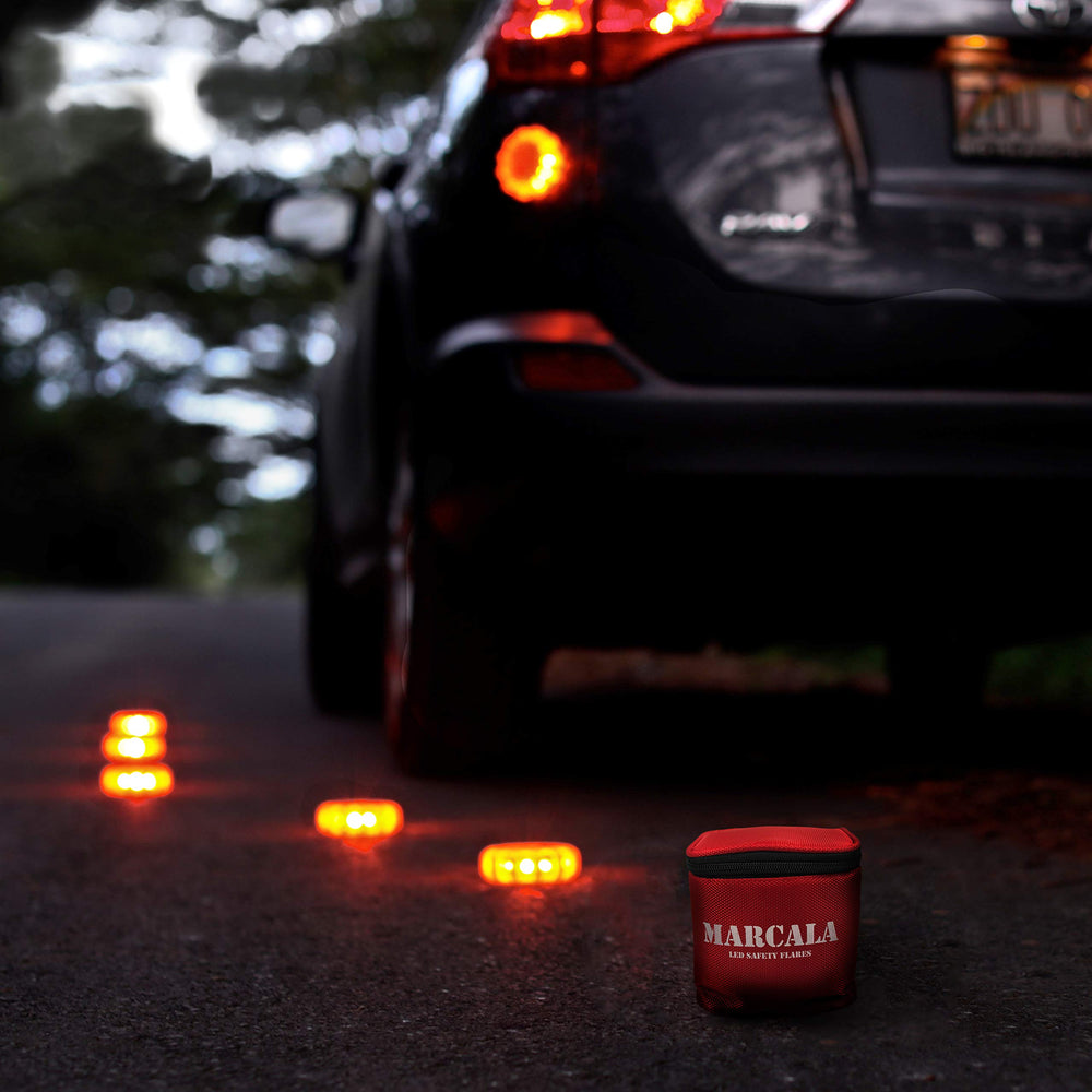 Marcala quick activation button enables fast visibility in distress