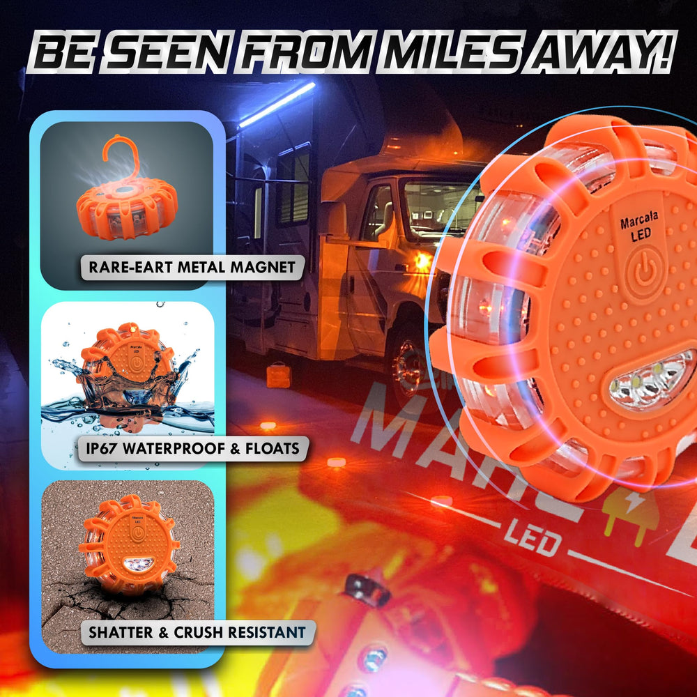 Marcala seatbelt cutter and whistle included for safety
