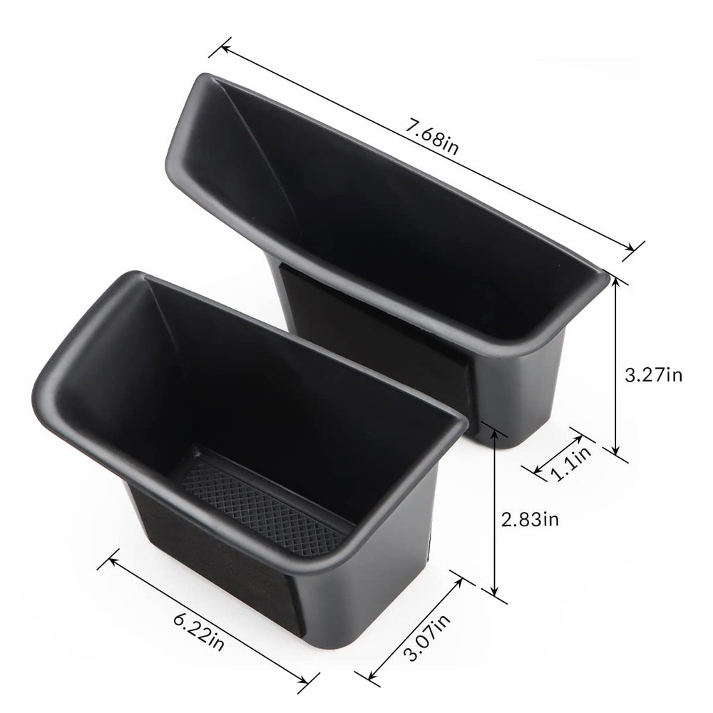 MARCHFA car door tray organizer edge-tape tip helps prevent indentation on door edge.