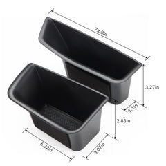 MARCHFA car door tray organizer edge-tape tip helps prevent indentation on door edge.