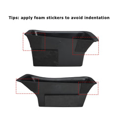 MARCHFA car door tray organizer installation no-tools required for quick setup.