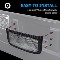 Two-pack MARCHFA UTV backrest storage nets ready for Defender Max use.