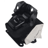 Mardarth engine motor mount with heat shield reduces engine vibration.
