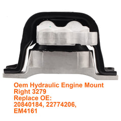 Mardarth right engine mount for Captiva Equinox 2.4L reduces engine movement.