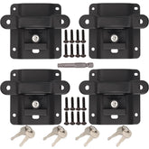 Mardarth tie down anchors bed cleats secure cargo in the truck bed during transit.