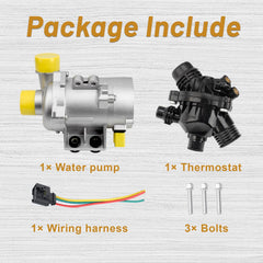 Mardarth water pump package kit ready-to-install for DIY repairs.