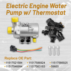Mardarth water pump thermostat installed in BMW engine bay for reliable cooling.