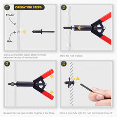 Mardatt durable rivet gun suitable for automotive work