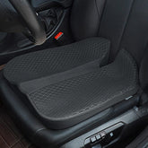 MargGona car seat cushion on a driver seat with a non-slip bottom for secure ride.