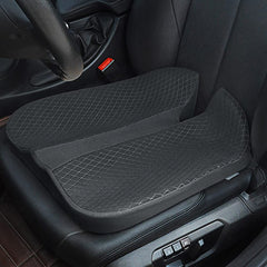 MargGona car seat cushion on a driver seat with a non-slip bottom for secure ride.