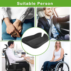 MargGona coccyx cut-out design reduces tailbone pressure while seated.
