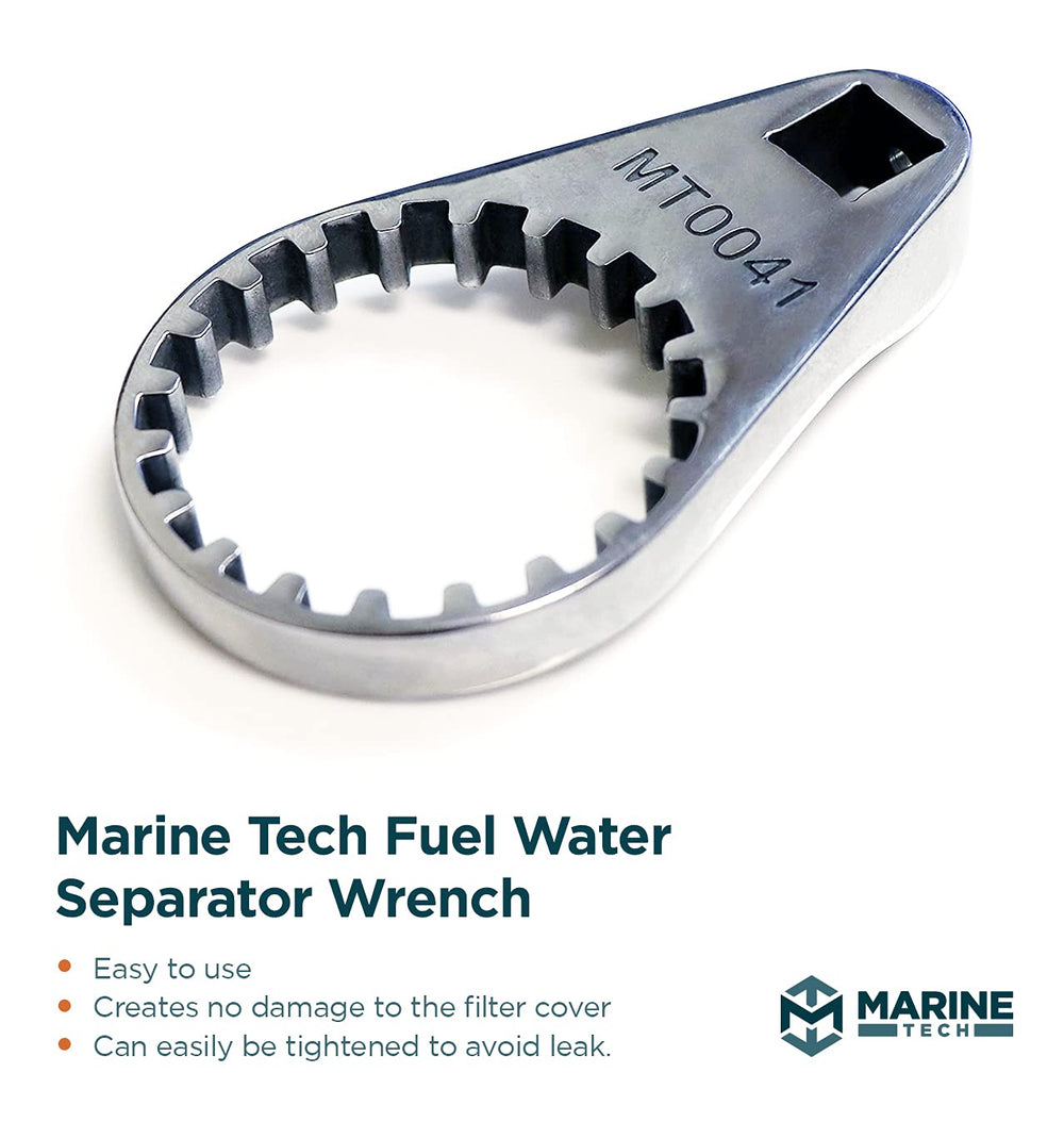 Marine Tech Tools ensures proper torque to minimize leaks during filter changes